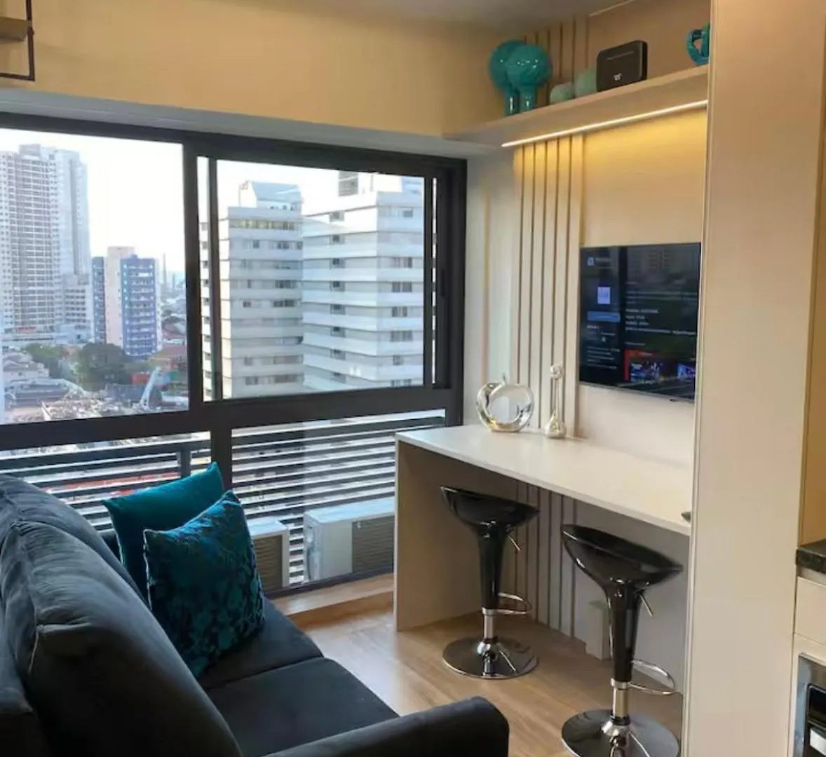 Apartamento Aconchegante Em Frente Ao Allianz Parque 상파울루